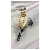 Decorative Chef Wine Bottle Holder - Retail: $25