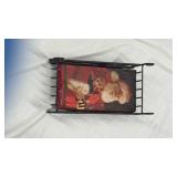 Metal Framed Christmas Napkin Holder - Retail: $12