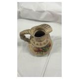 Hand-Painted Fruit Design Ceramic Pitcher - Retail: $45