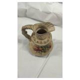 Hand-Painted Fruit Design Ceramic Pitcher - Retail: $45