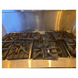 59in - SunFire Commercial Gas Range with Double Oven