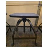 Industrial Adjustable Height Bar Stools - Set of 5