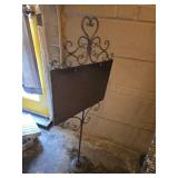 Decorative Metal Standing Chalkboard Sign