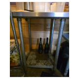 24in -  Stainless Steel Table W/ Understorage