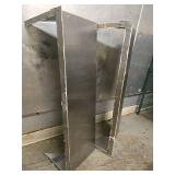 Set of 2 - 36in Stainless Steel Wall Shelves