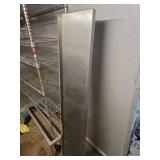 6ft Stainless Steel Wall Shelves