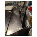 7ft Stainless Steel Wall Shelf