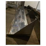 6ft Stainless Steel Wall Shelf