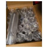 Solo Brand Clear Plastic Portion Cups with Lids - Case