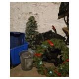 Assorted Lot of Christmas Decor and Lights