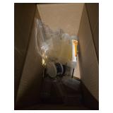 Contents Of Shelf Including Food Trays, Metal Buckets and More!