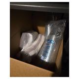 Contents Of Shelf Including Food Trays, Metal Buckets and More!