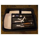 Commercial Restaurant Supplies Including Utensil Holders, Paper Food Trays and More!