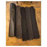 Metal Storage Shelf and Black SND 3ft X 5ft Rugs - Set of 5