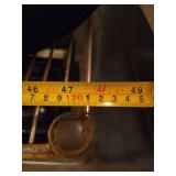 Metal Storage Shelf and Black SND 3ft X 5ft Rugs - Set of 5