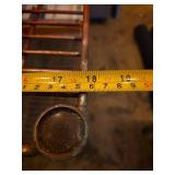 Metal Storage Shelf and Black SND 3ft X 5ft Rugs - Set of 5