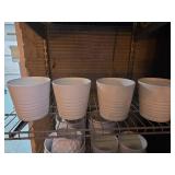 IKEA White Plant Pots Collection