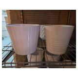 IKEA White Plant Pots Collection