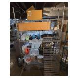 Metal Storage Shelf On Casters And More!