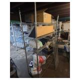 Metal Storage Shelf On Casters And More!