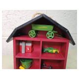 John Deere Themed Barn Display Shelf