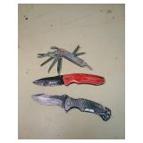 Pocket Knife Collection - Wartech and Multi-tool Set