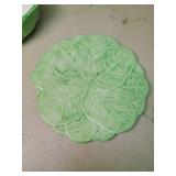 Duncan Ceramics Lettuce Bowl and Plate Set