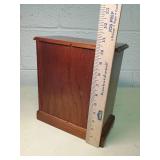 Wooden Jewelry Box with Mirror and Drawers