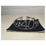 Babeyond Crystal 40th Tiara Headband