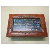 Serenity Prayer Musical Memory Box