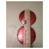 Vintage Gold Tone Double Mirror Compact