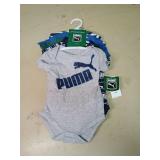 Puma Baby 5-Pack Bodysuits 3-6M