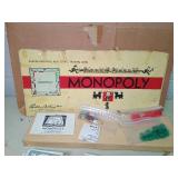1950s Parker Brothers Monopoly Board Game