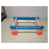 Playskool Wooden Rolling Cart