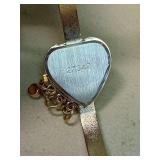 Minicci Heart-Shaped Watch with Lock Charm
