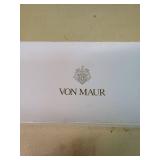 Von Maur Orange Polka Dot Silk Necktie