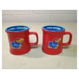 Kansas Jayhawks Coffee Mugs Set of 2