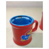 Kansas Jayhawks Coffee Mugs Set of 2