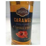 Private Selection Caramel Flavored Syrup 12.7 fl oz lot of 2