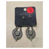 Paparazzi Red Stone Teardrop Earrings