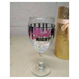 Girls Night Wine Glass with Gift Box Set