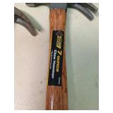 Lot of 2 nice 7oz Claw Hammers
