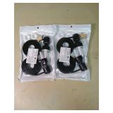 Black Mason Jar Soap Dispenser Lids with Pump - 2 Pack lot of 2