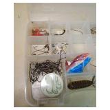 Fishing Tackle Box Set with Line and Lures