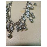 Paparazzi Crystal Bell Drop Necklace Set