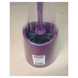 Superio Purple Toilet Bowl Brush with Holder