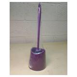 Superio Purple Toilet Bowl Brush with Holder