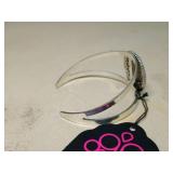 Paparazzi Pink Stone Silver Cuff Bracelet