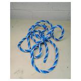 Blue and White Twisted Horse lead rope
