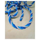 Blue and White Twisted Horse lead rope